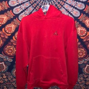 Heavy weight red Jordan hoodie